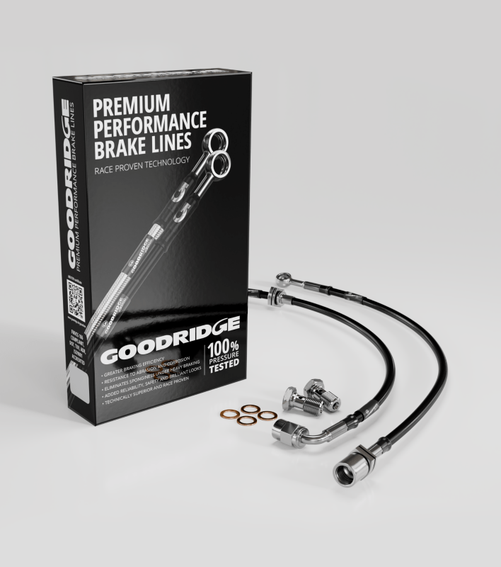 Kies-Motorsports Goodridge Goodridge 2004 Audi RS6 / 07-08 Audi RS4 Stainless Steel Front Brake Lines