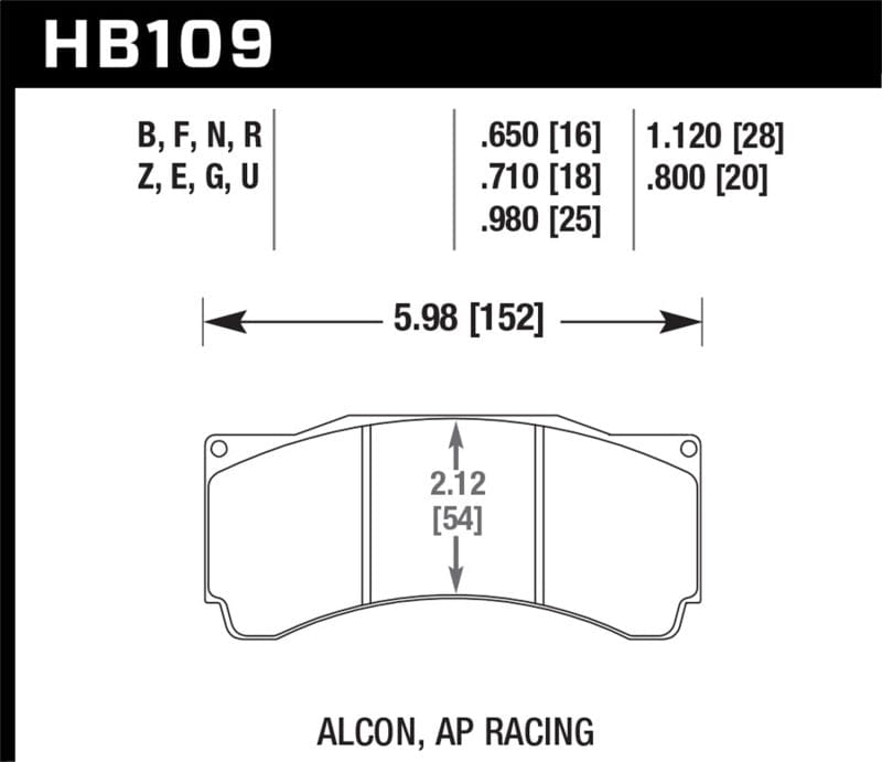 Kies-Motorsports Hawk Performance Hawk DTC-70 Motorsports Brake Pads