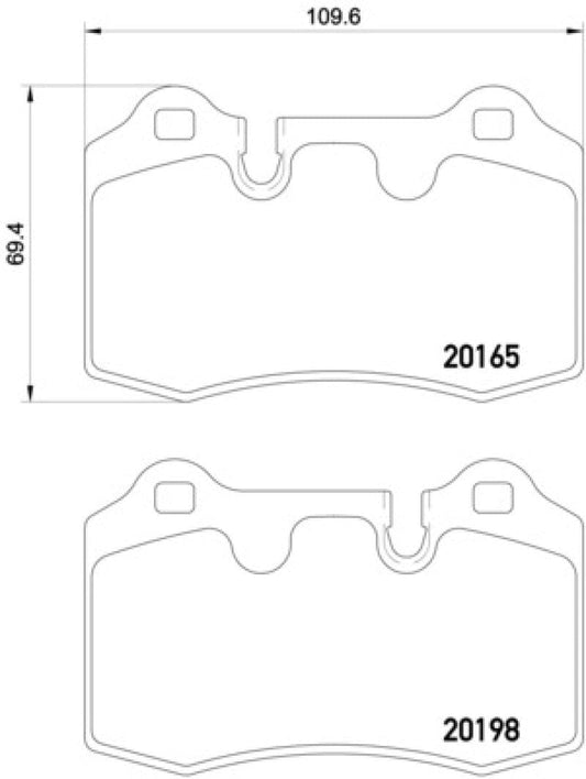 Kies-Motorsports Hella Hella 05-14 Aston Martin DB9 Rear Brake Pad Set