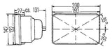 Kies-Motorsports Hella Hella E-Code 5in x 7in H4 Conversion Headlamp Kit