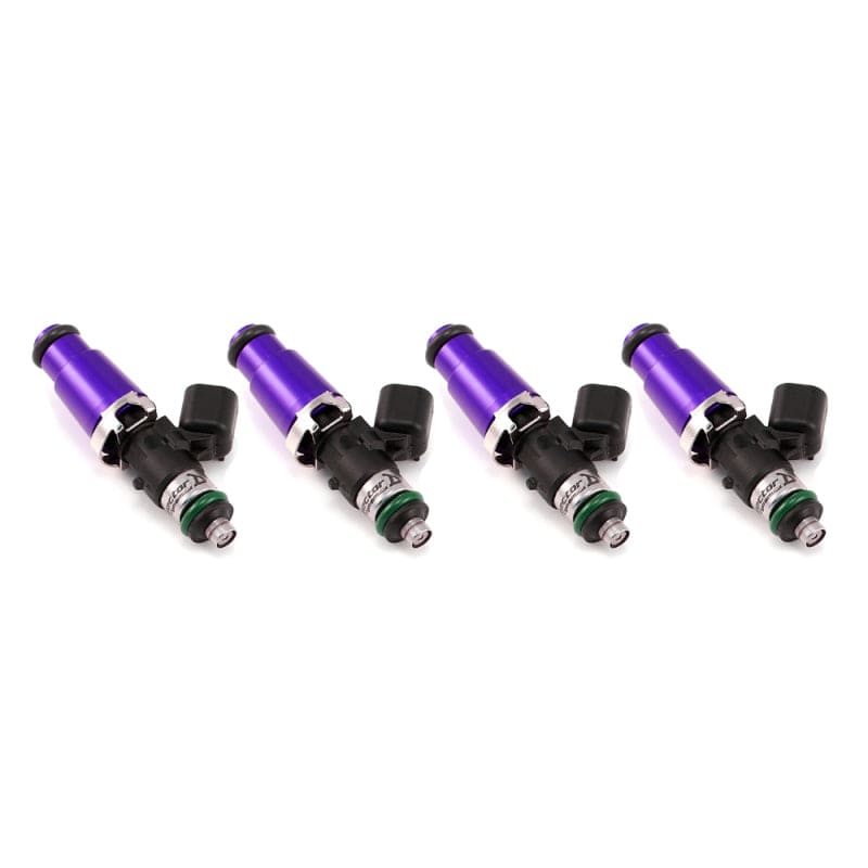 Kies-Motorsports Injector Dynamics Injector Dynamics 1340cc Injectors - 60mm Length - 14mm Purple Top - 14mm Lower O-Ring (Set of 4)