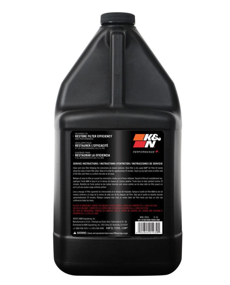 Kies-Motorsports K&N Engineering K&N 1 Gallon Air Filter Oil