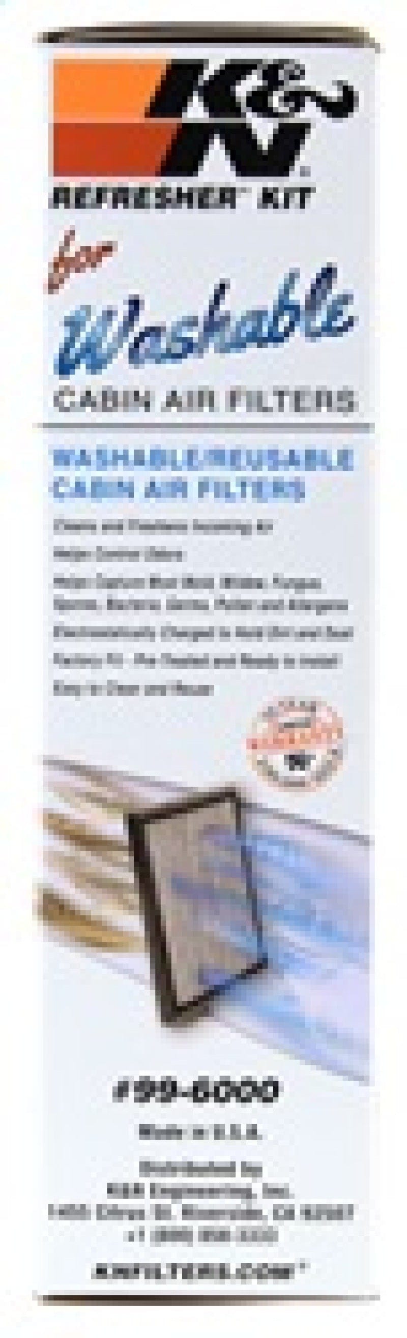 Kies-Motorsports K&N Engineering K&N Cabin Filter Cleaning Kit