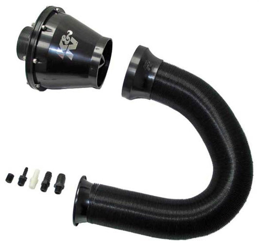 Kies-Motorsports K&N Engineering K&N Universal Apollo Black Cold Air Intake - 70mm OD FLG PP