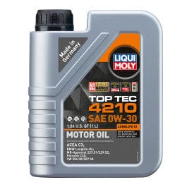 Kies-Motorsports Kies Bundles Liqui Moly Motor Oils - 1 Liter Bottles SAE 0W-20 Top Tec 4210