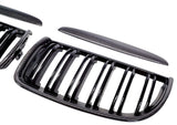 Kies-Motorsports Kies Carbon 2005-2007 BMW 3 Series (E90) Pre-LCI Carbon Fiber Double Slatted Kidney Grills