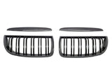 Kies-Motorsports Kies Carbon 2005-2007 BMW 3 Series (E90) Pre-LCI Carbon Fiber Double Slatted Kidney Grills