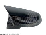 Kies-Motorsports Kies Carbon 2012-2018 BMW 3 Series (F30 / F31 / F34) & 4 Series (F32 / F33 / F36) M Inspired Aero Carbon Fiber Mirror Covers - Also fits BMW 1 Series (F20) 2 Series (F22 / F23) X1 (E84) & M2 (F87)