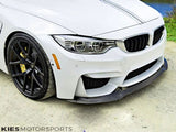 Kies-Motorsports Kies Carbon 2014-2021 BMW M3 (F80) & M4 (F82 / F83) R Style Carbon Fiber Front Lip