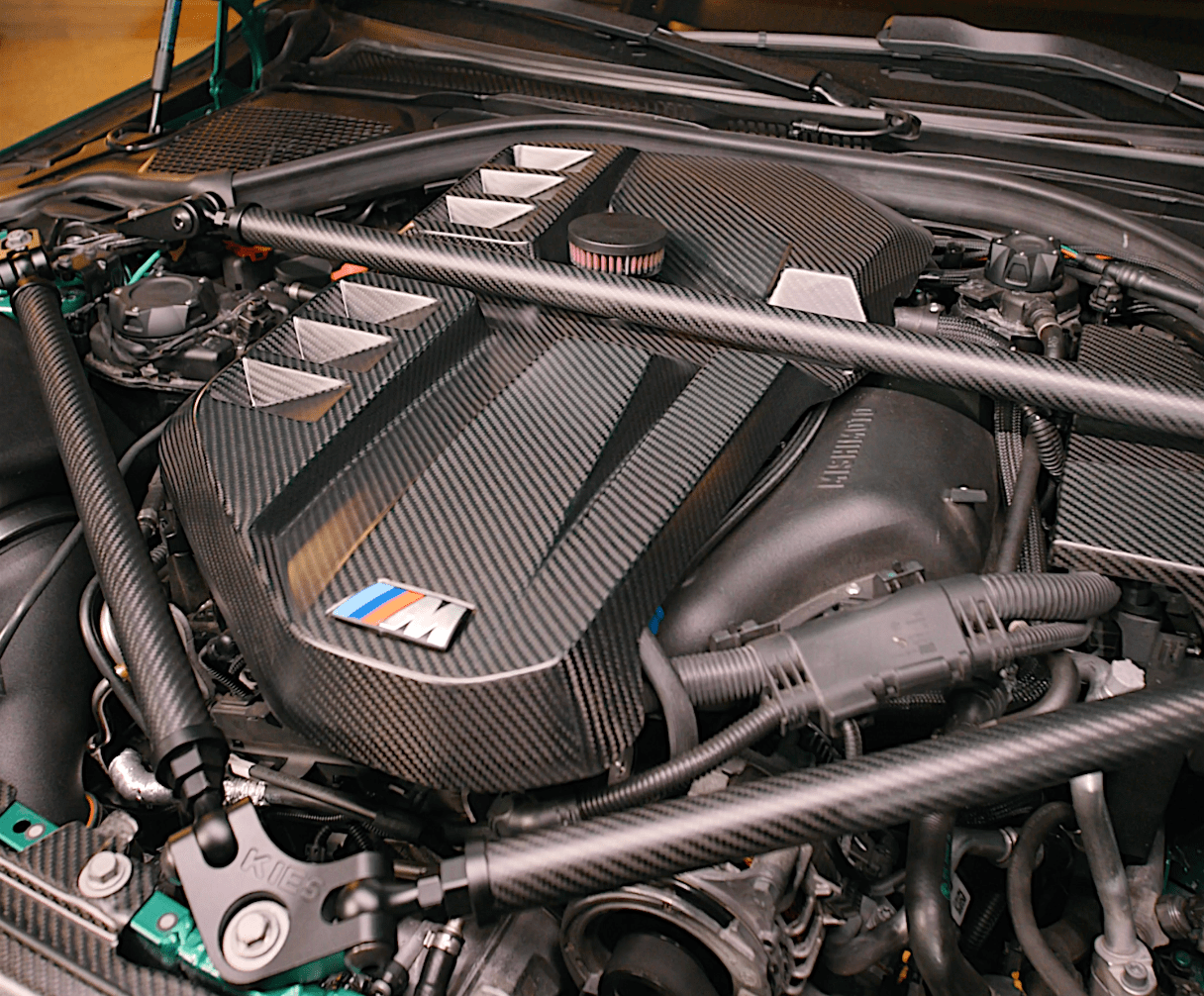 Kies-Motorsports Kies Carbon BMW G8X Matte Dry Carbon Engine Bay Kit for the M2 / M3 / M4