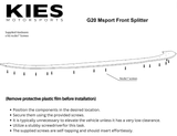 Kies-Motorsports Kies Essential Lip Kits Kies Essential Exterior Trim Kit for BMW G20 Base and M Sport Models