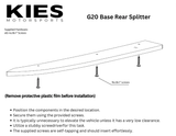 Kies-Motorsports Kies Essential Trim Kits Kies Essential Exterior Trim Kit for BMW G20 Base and M Sport Models