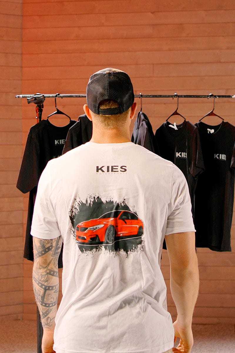 Kies-Motorsports Kies Merchandise Kies Motorsports F80 M3 Outline T-Shirt Small / White