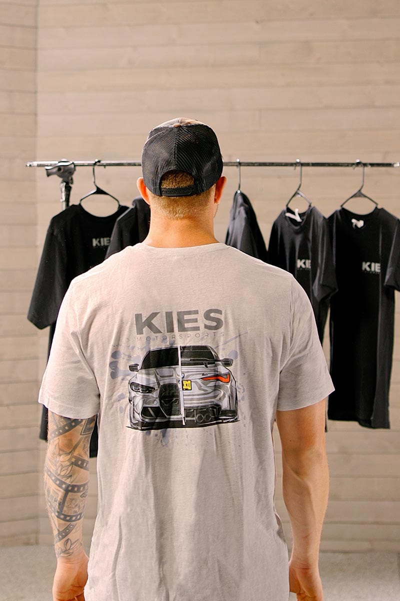 Kies-Motorsports Kies Merchandise Kies Motorsports G82 M4 Outline T Shirt Small / Gray