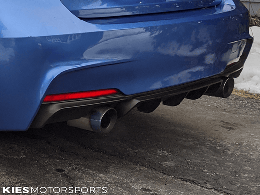 Diffuseur Sport-Performance Noir Peint Convient pour BMW F30 F31