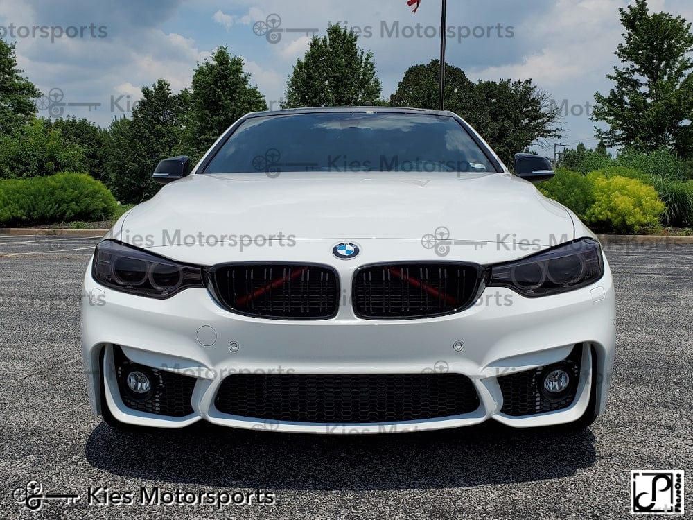 2014-2020 BMW 4 Series (F32 / F33 / F36) M4 Style Front Bumper Conversion  Kit [Also Fits Gran Coupe]
