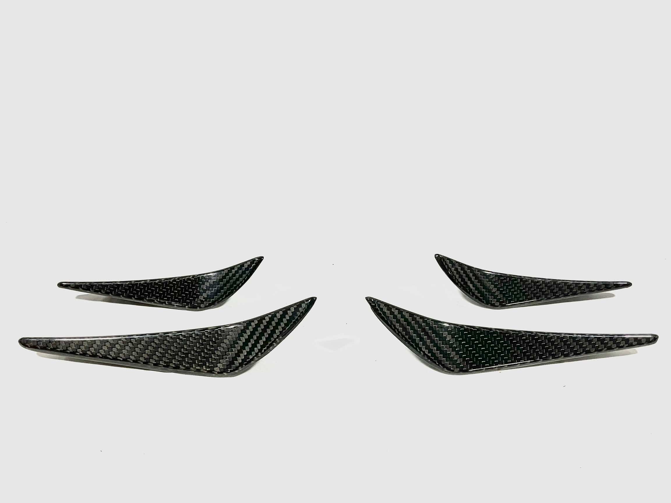 Kies-Motorsports Kies Motorsports Kies Motorsports 2020-2025 BMW M3 (G80) / M4 (G82 / G83) Performance Style Dry Carbon Fiber 4pc Canard Set