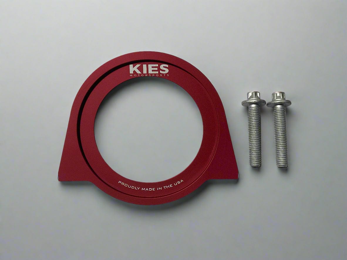 Kies-Motorsports Kies Motorsports Kies Motorsports BMW S55/N55 Engine Crank Seal Guard (F30/F32/F80/F82/F83/ETC) Red