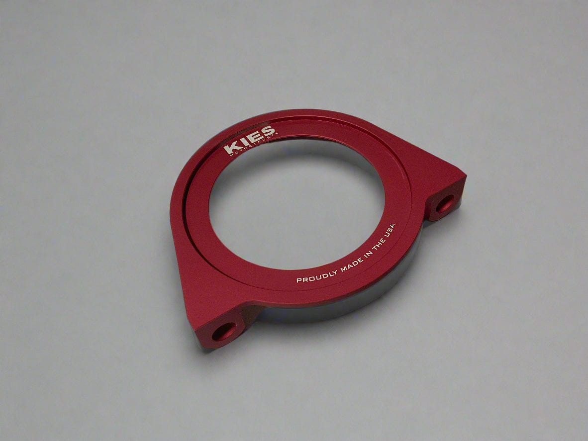 Kies-Motorsports Kies Motorsports Kies Motorsports BMW S55/N55 Engine Crank Seal Guard (F30/F32/F80/F82/F83/ETC) Red