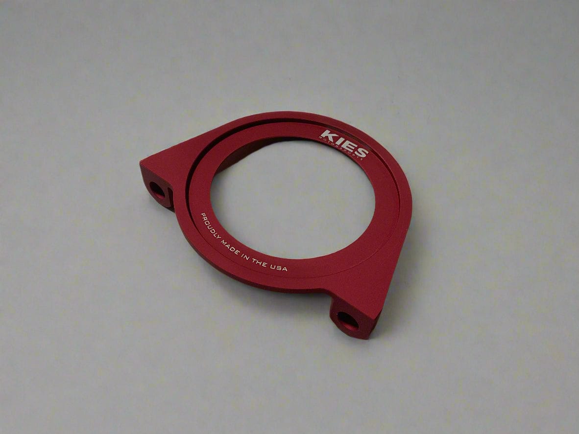 Kies-Motorsports Kies Motorsports Kies Motorsports BMW S55/N55 Engine Crank Seal Guard (F30/F32/F80/F82/F83/ETC) Red