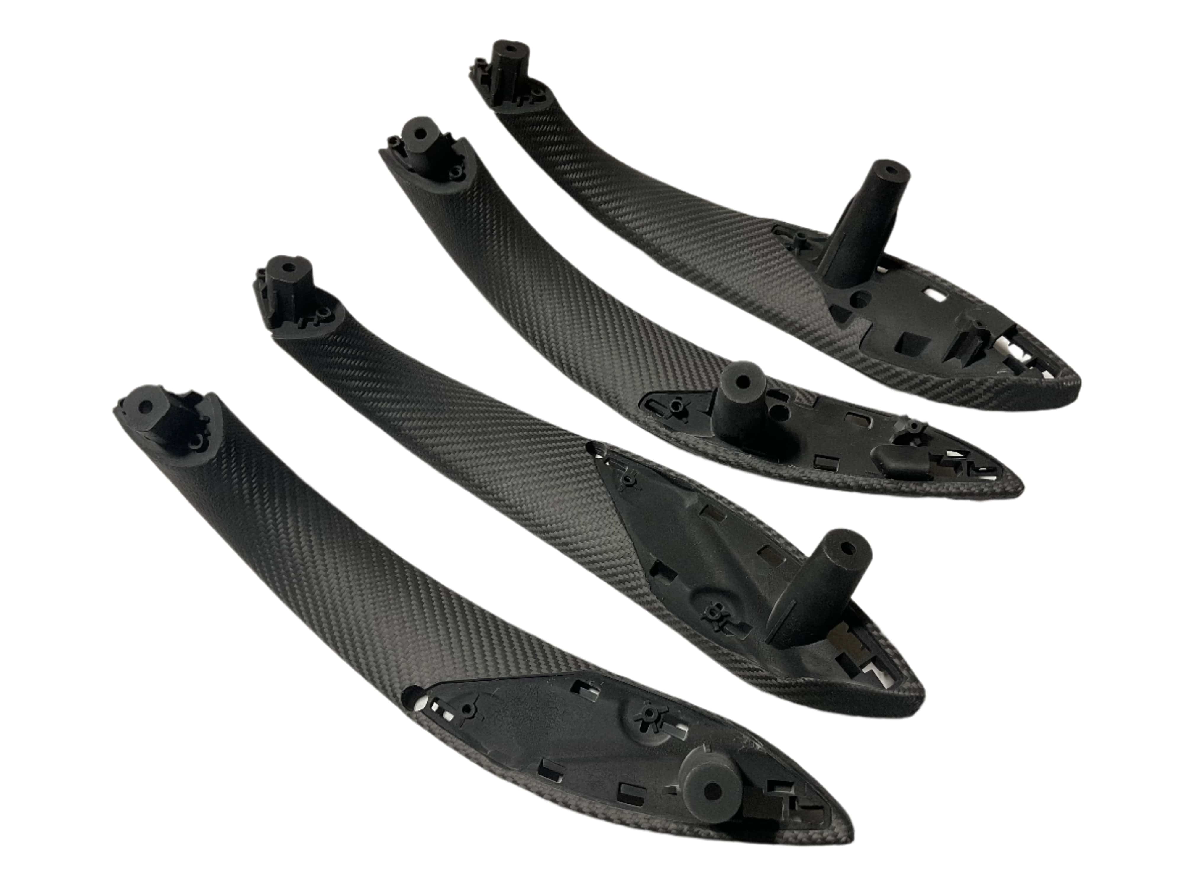 Kies-Motorsports Kies Motorsports Kies Motorsports Replacement BMW F30 Inner Door Pull Handle Trim- 4 Piece Set (320i, 328i, 330i, 335i, and 340i) Matte Carbon Fiber