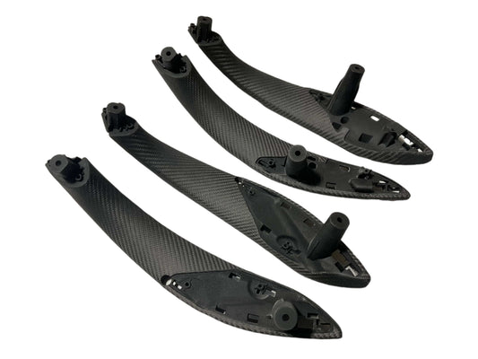 Kies-Motorsports Kies Motorsports Kies Motorsports Replacement BMW F30 Inner Door Pull Handle Trim- 4 Piece Set (320i, 328i, 330i, 335i, and 340i) Matte Carbon Fiber