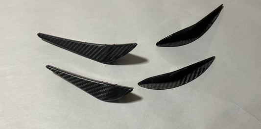 Kies-Motorsports Kies Motorsports OPEN BOX - Dry Carbon Fiber PS-Style 4pc Canards (New)