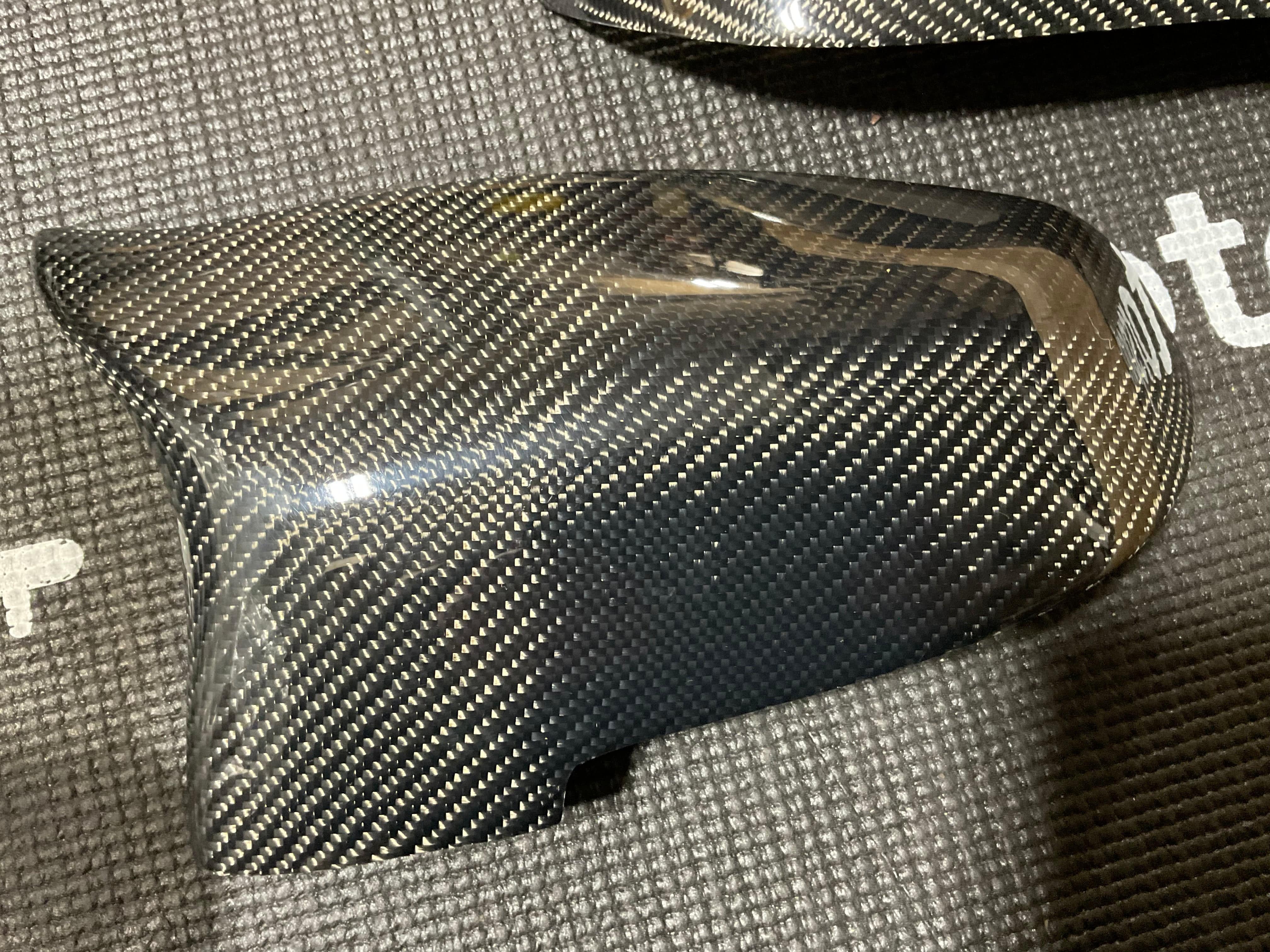 Kies-Motorsports Kies Motorsports OPEN BOX - F10 M5 Wet Carbon Fiber Full Replacement Mirror Caps (Gloss)