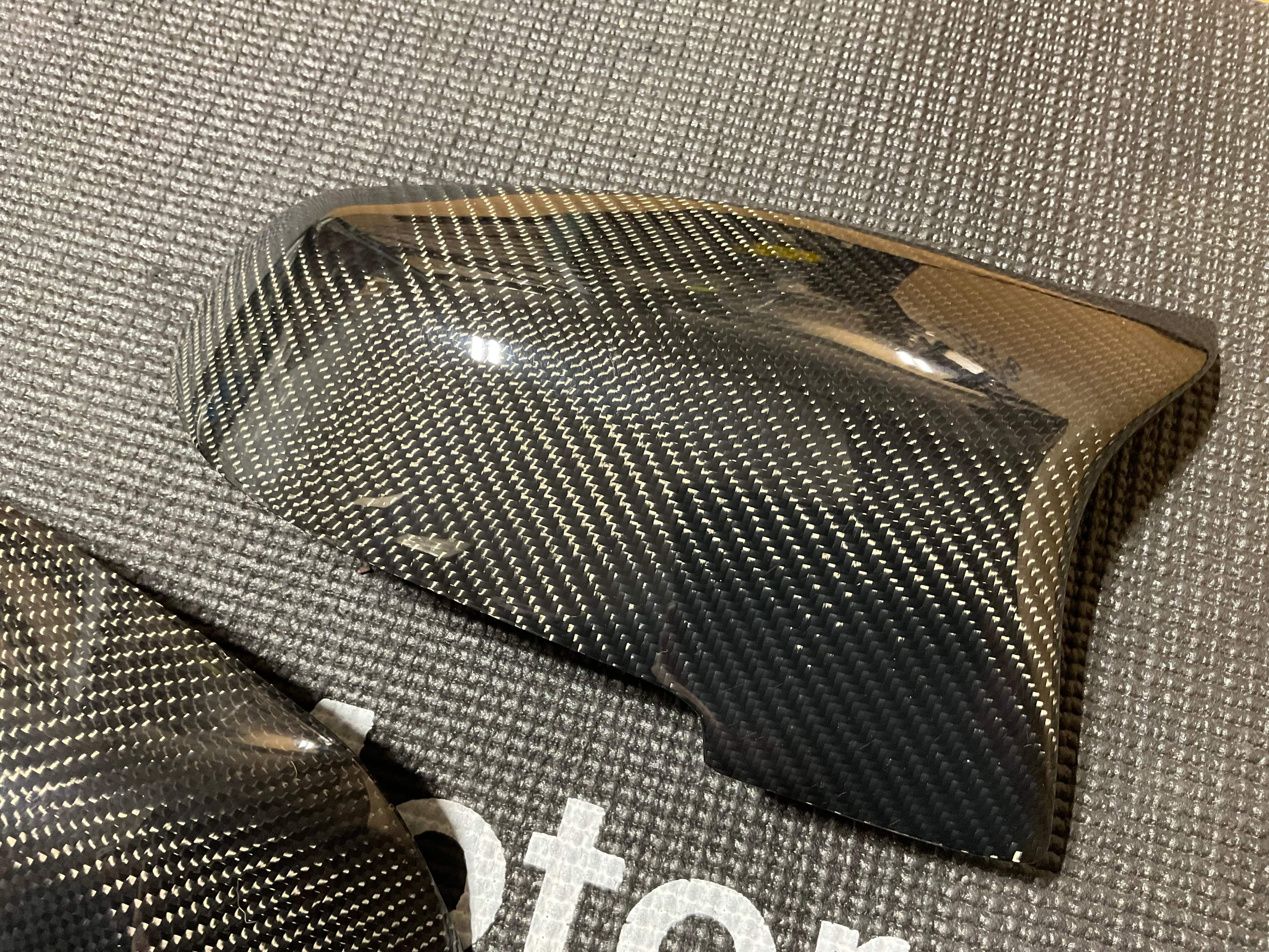 Kies-Motorsports Kies Motorsports OPEN BOX - F10 M5 Wet Carbon Fiber Full Replacement Mirror Caps (Gloss)