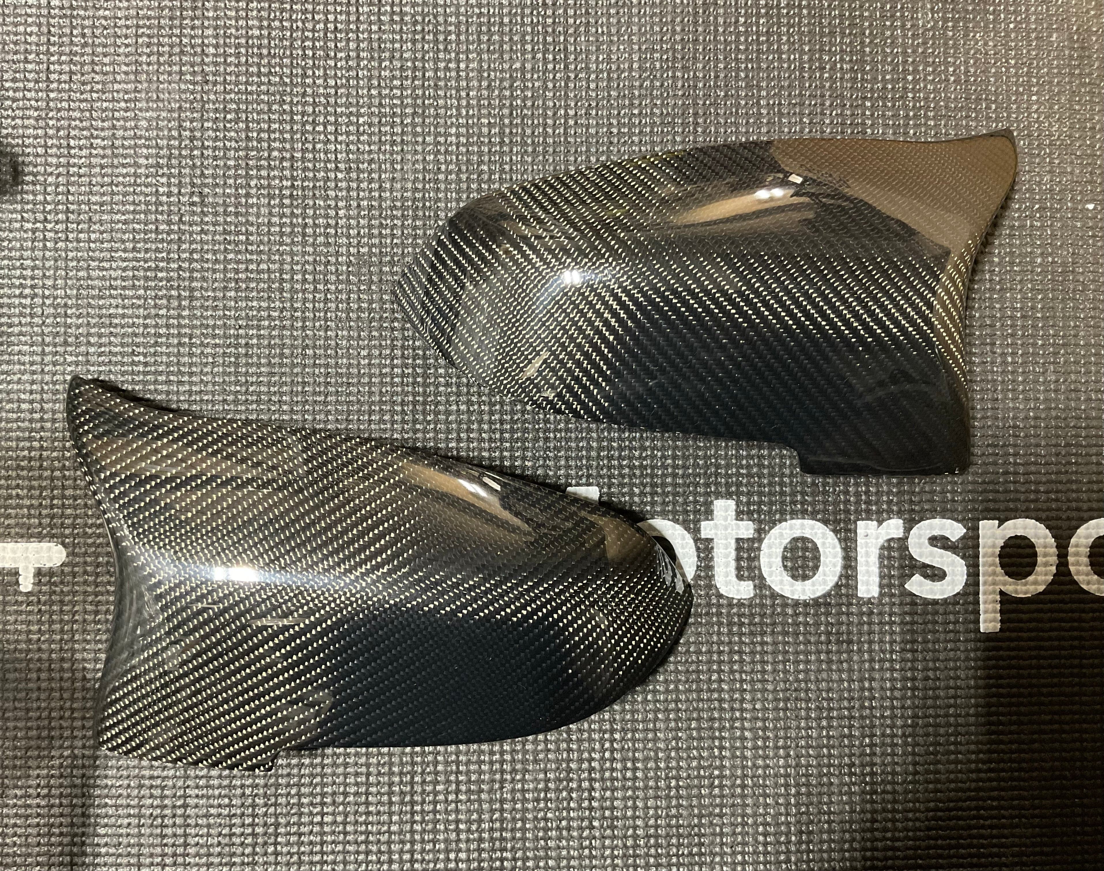 Kies-Motorsports Kies Motorsports OPEN BOX - F10 M5 Wet Carbon Fiber Full Replacement Mirror Caps (Gloss)