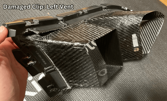 Kies-Motorsports Kies Motorsports Open Box - G80 M3/ G82 M4 Carbon Fiber Vent Trim (Loose Clip)