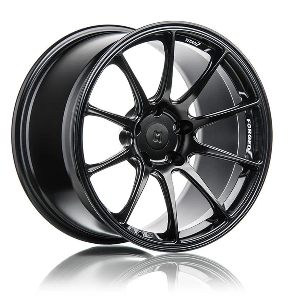 Kies-Motorsports Kies Motorsports Titan 7 T-S5 BMW E46 M3 Wheel 18x9.5/Offset +22/5x120 Machine Black