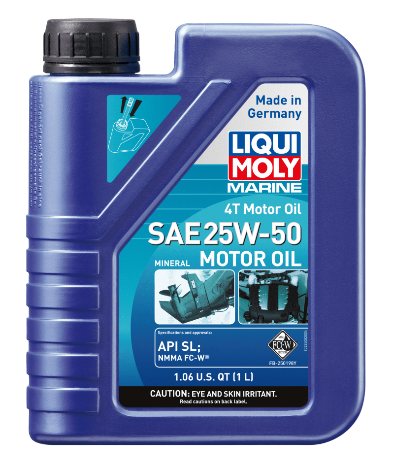 Kies-Motorsports LIQUI MOLY LIQUI MOLY 1L Marine 4T Motor Oil SAE 25W50