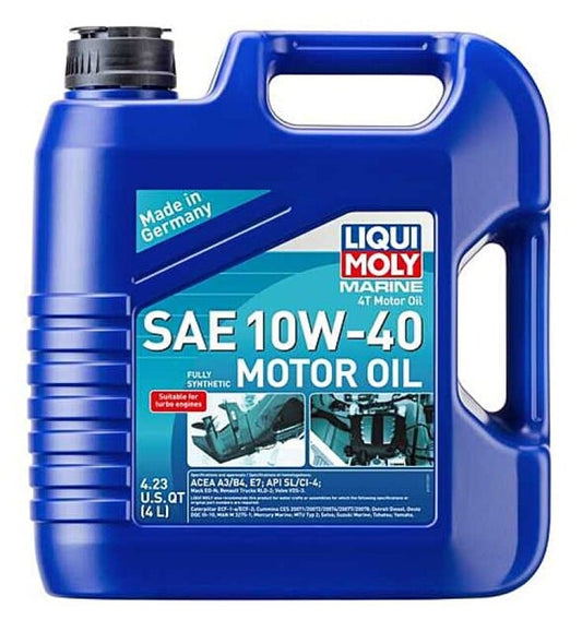 Kies-Motorsports LIQUI MOLY LIQUI MOLY 4L Marine 4T Motor Oil SAE 10W40