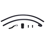 Kies-Motorsports Mishimoto Mishimoto 07-10 BMW N54 Baffled Oil Catch Can Kit - Black (CCV Side)