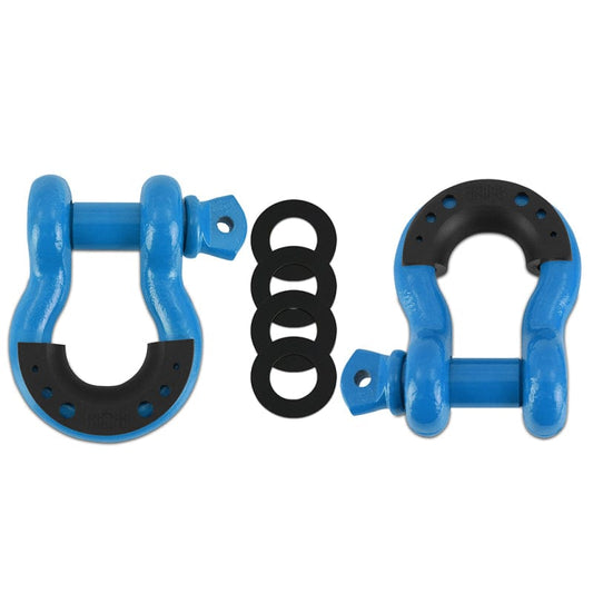 Kies-Motorsports Mishimoto Mishimoto Borne D-Ring Shackle Set Blue