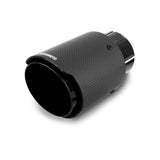 Kies-Motorsports Mishimoto Mishimoto Carbon Fiber Muffler Tip 2.5in Inlet 3.5in Outlet Black