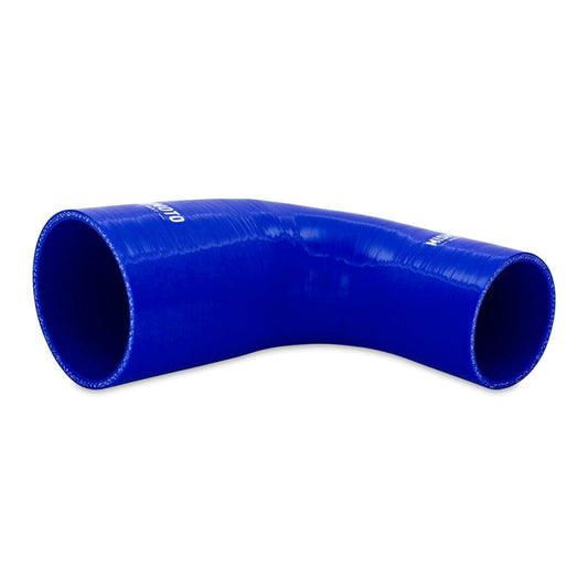 Kies-Motorsports Mishimoto Mishimoto Silicone Reducer Coupler 90 Degree 2.5in to 3.25in - Blue