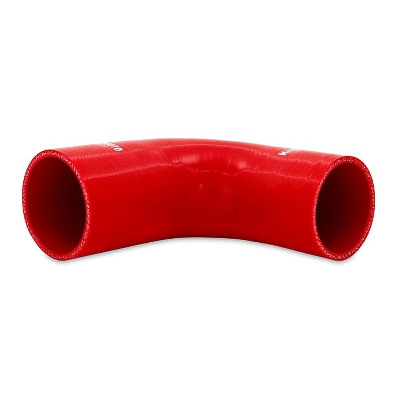 Kies-Motorsports Mishimoto Mishimoto Silicone Reducer Coupler 90 Degree 3in to 3.25in - Red