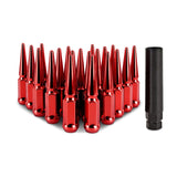 Kies-Motorsports Mishimoto Mishimoto Steel Spiked Lug Nuts M12x1.5 20pc Set - Red