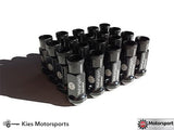 Kies-Motorsports Motorsport Hardware Motorsport Hardware 5-Lug (12 x 1.5 Thread) 57mm Silver Stud Kit (BMW E Series)