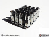 Kies-Motorsports Motorsport Hardware Motorsport Hardware 5-Lug (12 x 1.5 Thread) 57mm Silver Stud Kit (BMW E Series)