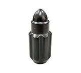 Kies-Motorsports NRG NRG 500 Series M12 X 1.5 Bullet Shape Steel Lug Nut Set - 21 Pc w/Lock Key - Black