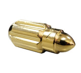 Kies-Motorsports NRG NRG 500 Series M12 X 1.5 Bullet Shape Steel Lug Nut Set - 21 Pc w/Lock Key - Chrome Gold