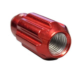 Kies-Motorsports NRG NRG 500 Series M12 X 1.5 Bullet Shape Steel Lug Nut Set - 21 Pc w/Lock Key - Red