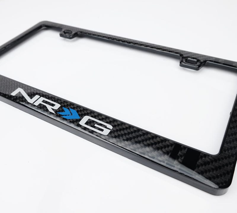 Kies-Motorsports NRG NRG Carbon License Plate Frame/ Fiber Poly Dip Finish Wet w/ NRG Logo