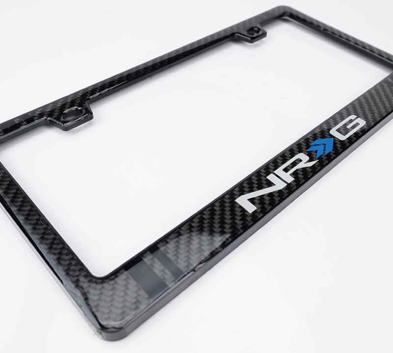 Kies-Motorsports NRG NRG Carbon License Plate Frame/ Fiber Poly Dip Finish Wet w/ NRG Logo