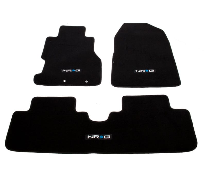 Kies-Motorsports NRG NRG Floor Mats - 02-03 Honda Civic Si 3DR Coupe (NRG Logo) - 3pc.