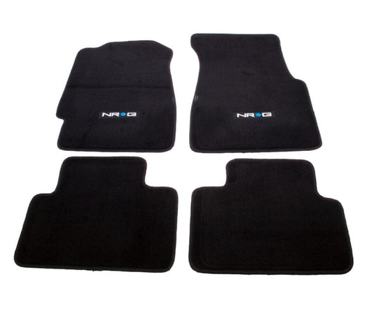 Kies-Motorsports NRG NRG Floor Mats - 92-95 Honda Civic 2DR (NRG Logo) - 4pc.