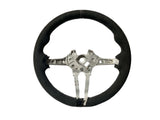 Kies-Motorsports Open Box Item Open Box - F30 Carbon Fiber/Alcantara Steering Wheels with Heating Element Full Alcantara